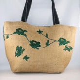 Cabas jute et dentelle de Calais